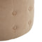 TAMPA - Poef - Beige - 55 cm - Fluweel