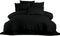 Dekbedovertrek set - 3 Onderdelen - Katoen Polyester - Zwart (3 stuks)