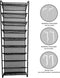 O'DADDY® Hangend Schoenenrek Metaal – Voor Opdek & Stompe Deuren – 30 Paar Schoenen – Compact &