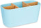 Tandenborstelhouder Blauw Bamboe Polypropyleen 21 x 10 x 9 cm (6 Stuks)