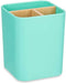 Tandenborstelhouder Groen Bamboe Polypropyleen 9 x 11 x 9 cm (6 Stuks)