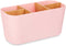 Tandenborstelhouder Roze Bamboe Polypropyleen 21 x 10 x 9 cm (6 Stuks)