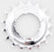 Tandwiel 17t bol 3/32 chr