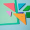 Tangram Puzzel Magnetisch voor Peuters en Kleuters - Educatief - Puzzelboek - Magneetboek - Houten Vormenpuzzel - 96 Puzzels - Groen