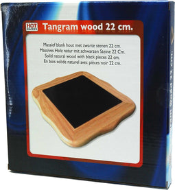 Tangram SolidWood blank,stenen zwart 22cm.