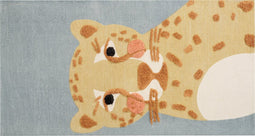 TANGSE - Vloerkleed - Geel met Grijs - Katoen