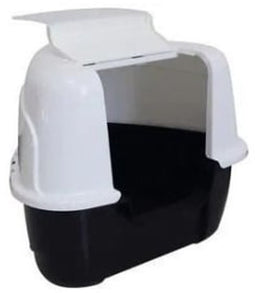 TANIS Toilethuis - Mpets - Zwart & Wit - XL