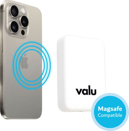 Valu Magsafe Powerbank - Draadloze Powerbank 10.000 mAh - Quick Charge - Geschikt Voor Magsafe - Magnetische Powerbank Voor iPhone 13/14 Pro Max
