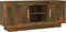 vidaXL - Tv-meubel - 102x35x45 - cm - bewerkt - hout - gerookt - eikenkleurig