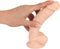 Silexd – Zeer Realistische Zuignap Dildo met Zachte Mantel en Harde Kern voor Levensechte Ervaring – 18.8 cm – beigeig