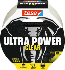 Tape Tesa 56497 48mmx20m Ultra Power Clear transparant | 6 stuks