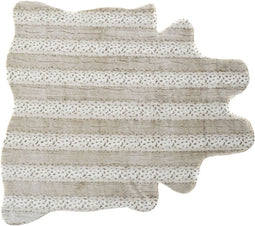 Tapijt DKD Home Decor 160 x 150 x 2 cm Beige Polyester Met huid
