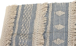 Tapijt DKD Home Decor 230 x 160 x 2 cm Blauw Katoen Wit Boho