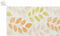 Tapijt DKD Home Decor Beige Multicolour Blad van een plant (120 x 180 x 1 cm)