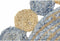 Tapijt DKD Home Decor Blauw Multicolour Indiaas (200 x 200 x 1 cm)