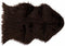 Tapijt DKD Home Decor Bruin Met huid 60 x 90 x 2 cm