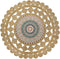 Tapijt DKD Home Decor Bruin Multicolour (120 x 120 x 0,75 cm)