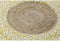 Tapijt DKD Home Decor Bruin Wit Geel (148 x 148 x 1 cm)