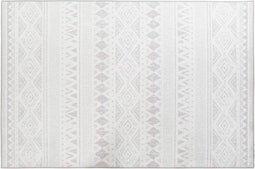 Tapijt DKD Home Decor Grijs Wit Ikat (120 x 180 x 0,4 cm)