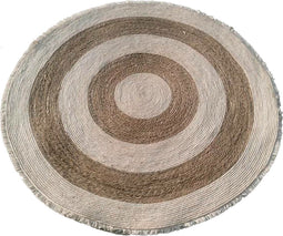 Tapijt DKD Home Decor Natuurlijk Beige Boho (150 x 150 x 1 cm)