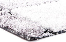Tapijt DKD Home Decor Zwart Polyester Wit Ruiten 120 x 180 x 2 cm
