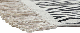 Tapijt DKD Home Decor Zwart Wit (120 x 180 x 0,7 cm)
