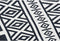 Tapijt DKD Home Decor Zwart Wit (120 x 180 x 0,7 cm)