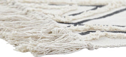 Tapijt DKD Home Decor Zwart Wit (120 x 190 x 0,7 cm)
