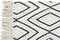 Tapijt DKD Home Decor Zwart Wit (120 x 190 x 0,7 cm)
