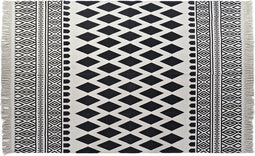 Tapijt DKD Home Decor Zwart Wit (160 x 250 x 0,7 cm)