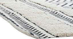 Tapijt DKD Home Decor Zwart Zig-zag Wit (160 x 226 x 0,7 cm)