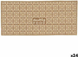 Tapijt Healthy Food 90 x 40 cm Beige (24 Stuks)