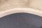 Tapijt hoogpole - imitatiebont, pluizig, zacht, zacht, behaaglijk, effen kleur, pastel - woonkamer, slaapkamer, kinderkamer, kantoor - kleur: beige, afmeting: Ø 120 cm ROND