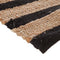 Tapijt jute zwarte streep - vloerkleed 90 x 60 cm