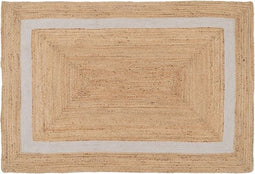 Tapijt Natuurlijk Wit Jute 230 x 160 cm