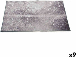 Tapijt Wit Grijs 190 x 133 cm (9 Stuks)