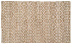 Tapijt Wit Natuurlijk 60 % Katoen Jute 200 x 290 cm