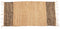 Tapijt Zwart Natuurlijk Strepen 70 x 1 x 140 cm (8 Stuks)