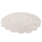 Tapis chambre enfant coton lavable rond finition