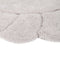 Tapis chambre enfant coton lavable rond finition