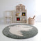 Tapis chambre enfant petit oiseau BOHEMIAN BIRD AQUA