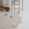 Tapis enfant coton lavable SWEET APRIL ECRU
