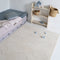 Tapis enfant petits nuages ton sur ton NOUBY M