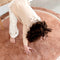 tapis petit vloerkleed anna - oudroze - Ø110 cm