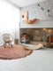 tapis petit vloerkleed anna - oudroze - Ø110 cm