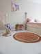 tapis petit vloerkleed anna - oudroze - Ø110 cm
