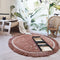 tapis petit vloerkleed anna - oudroze - Ø110 cm