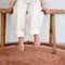 tapis petit vloerkleed anna - oudroze - Ø110 cm
