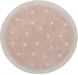 Tapis Petit Vloerkleed Fleur Ø120cm - Roze