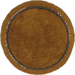 Tapis Petit Vloerkleed - Lily Clay - 110 x 110 cm - Meisjeskamer - Jongenskamer - Camel/Bruin